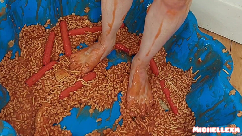 Michellexm: 콩과 소시지의 발, 발 숭배 Esesy 발바닥