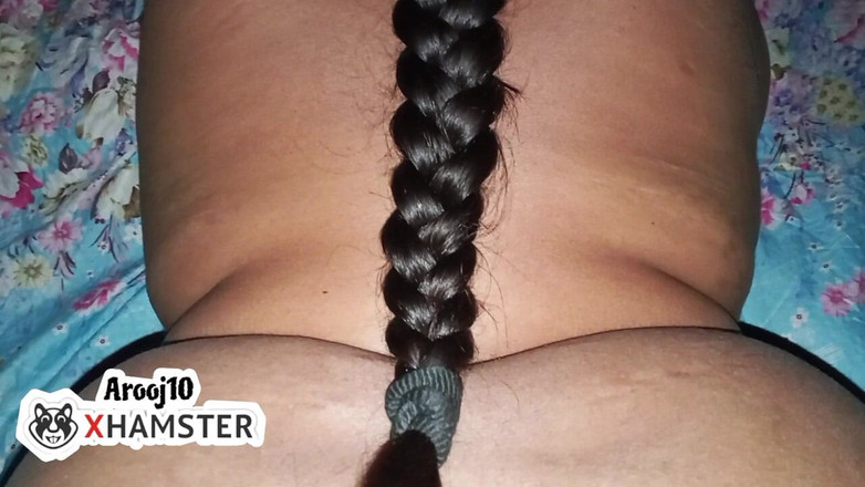 Arooj10: Desi paffuto ragazza culo enorme spalan cazzi grande primo piano...