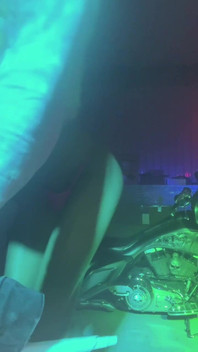 BBC TS Slow Dancing on Motorcycle