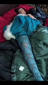 Several Shiny Down-jackets Used for Fucking and Masturbating 267