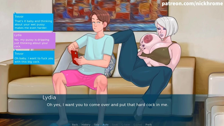 Hentai World: Sexnote busty milf masturbates