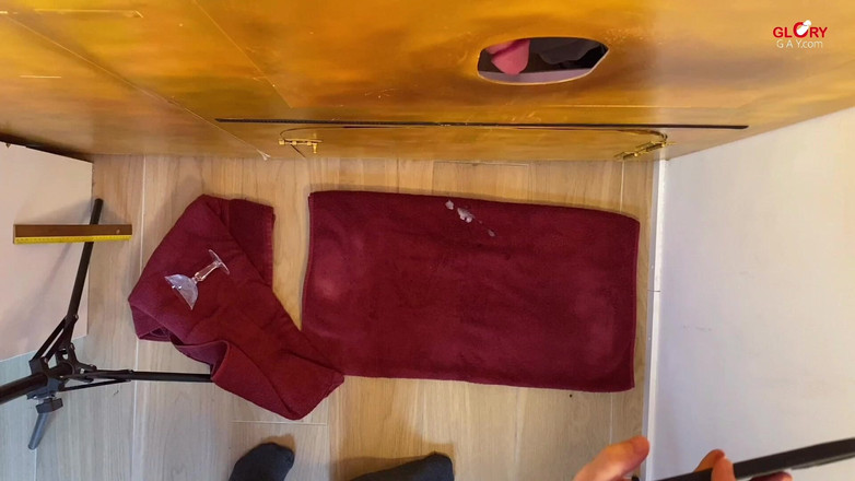 GLORYHOLEGAYS: Horny Little Stiff Daddy Cock Explodes Instantly - Balls Squeezed Tight &amp;...