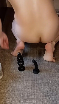 Ren-kun's Ejaculation Patience Anal Masturbation