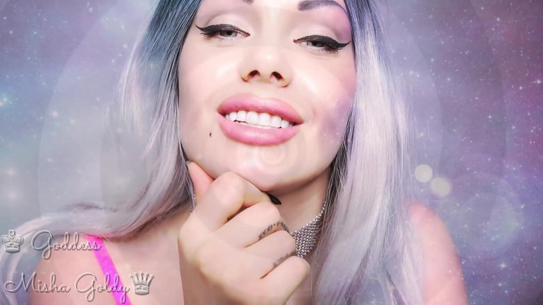 Goddess Misha Goldy: 迷人的ASMR！你能对我和阿尔法来说真是一个好婊子