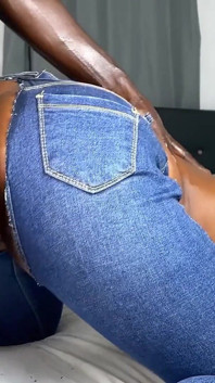 Ebony Teen in Jeans Gets Fucked by BBC!