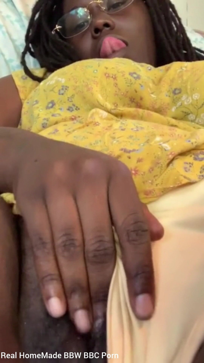 Super sexy ebony cuties: Kalhotky na stranu Tření mé těsné chlupaté černé kundičky