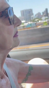 Bare Pussy While Driving