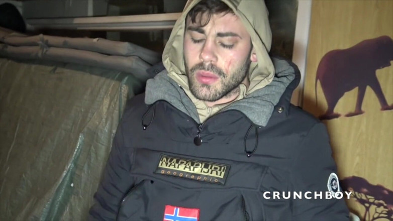 Sex humiliation with french lads: Young scally boy fucked by straight boy muscle