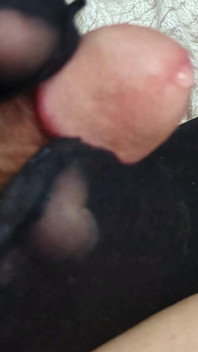 Intimate Footjob Captured in Silky Lingerie
