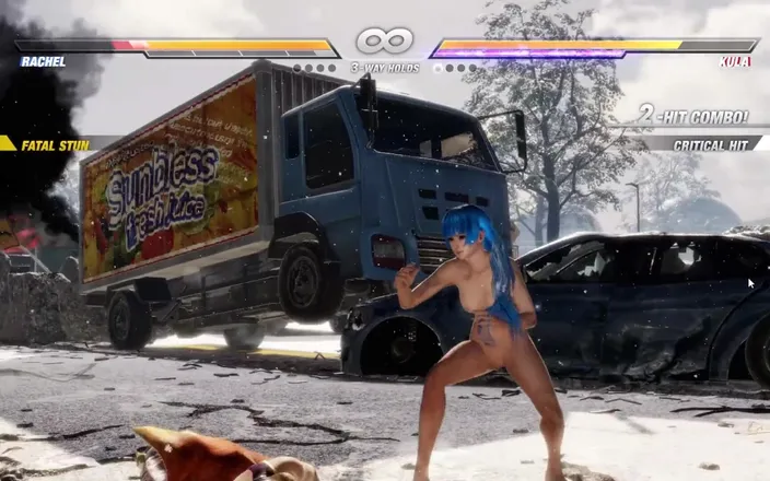 LewdArcade: Dead or Alive Nude Game Play [part 09] | Nude Kula Vs Momiji