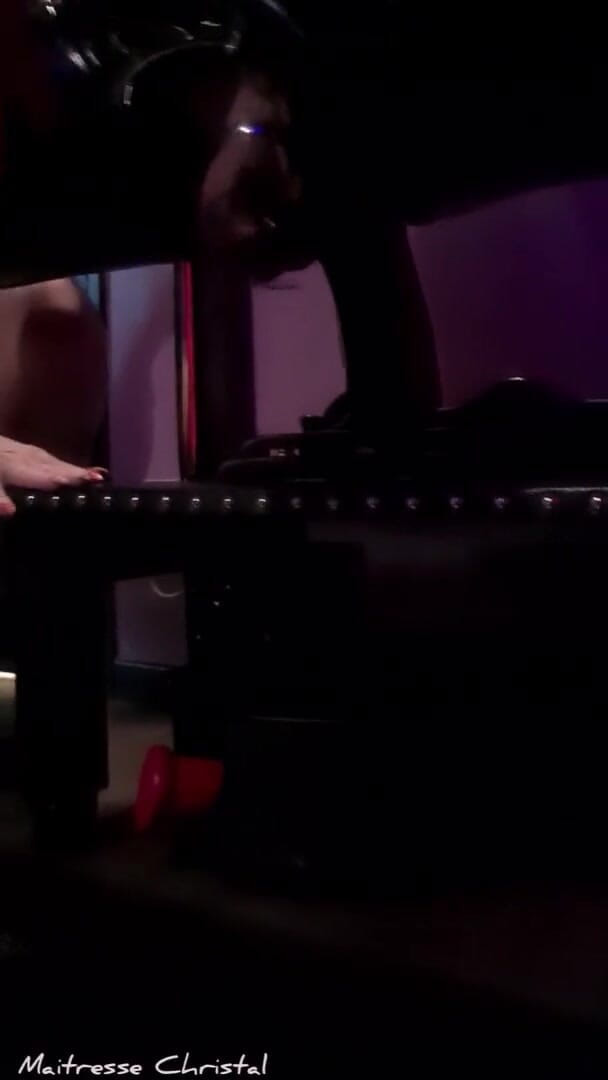 Maitresse Christal: A doggy on my sling, part 3
