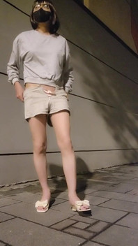 Outdoor Anal Sex with Huge Dildo, Cum on Panties and Put Them Back on