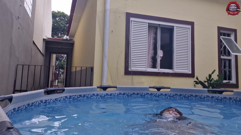 Candy Kush: Your Slut Neighbor Showing Herself in the Pool