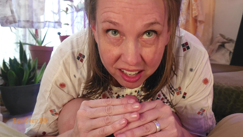 Sex Over 50: POV blow job and Titty Fuck.