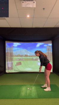 Cuba Untuk Golf Dalam Simulator Dengan Nafsu Saya! Cuba jangan pancut semasa saya berayun!