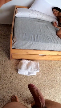 Uncut - puta argentina é fodida em seu quarto de hotel - atrás da cena