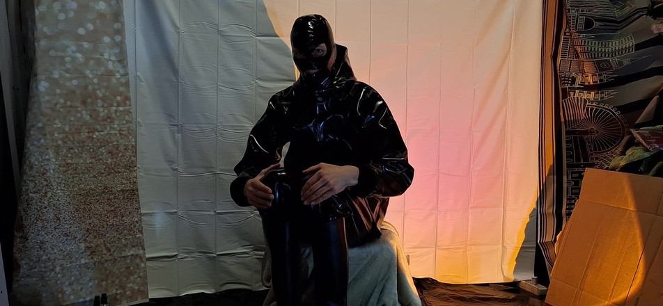 Dreamofevolution: Farmerrain regenbekleidung und latexmaske