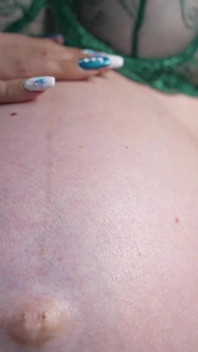 9 Month Pregnant Belly Is so Huge! Look at It