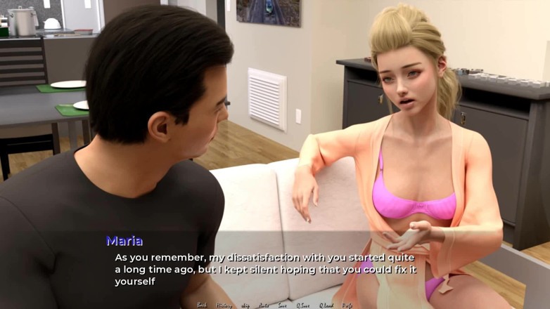 Dirty GamesXxX: Moving Down: il marito obbediente tradisce sua moglie e mangia...