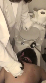 Nasty Couple Is Having Fun with Their Slave