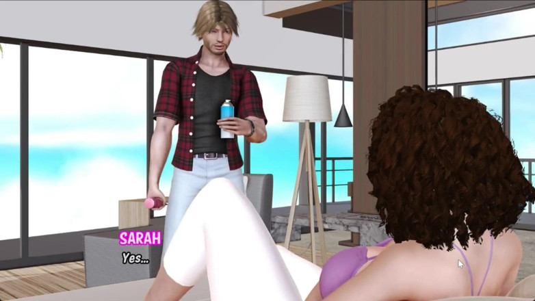 HotSummer117: Max's life season 3 cap 139 tante seksi masturbasi sambil nonton aku...