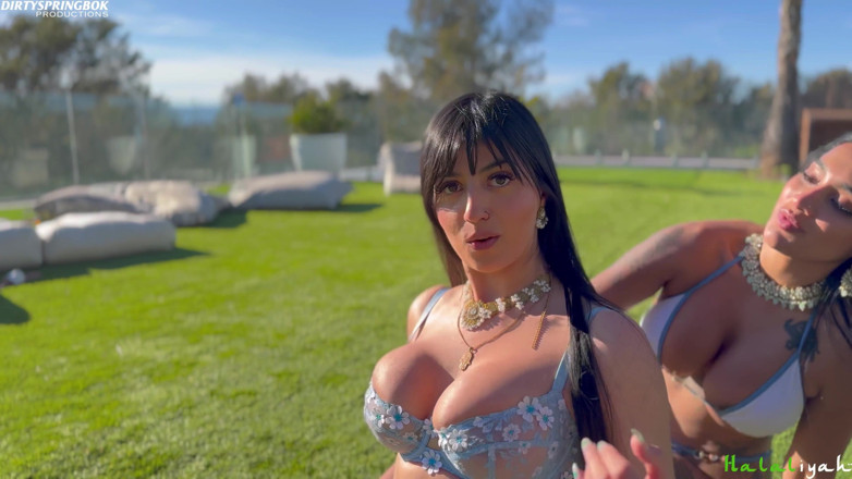 Aaliyah Yasin: 2 azgın desi hatun açık havada bayramı kutluyor