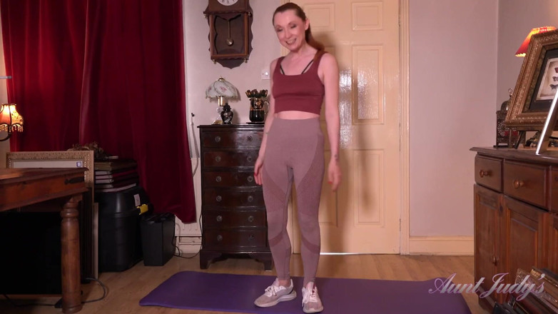 Aunt Judy's: Auntjudys - a Naughty Workout with Your Horny Redhead Personal Trainer...