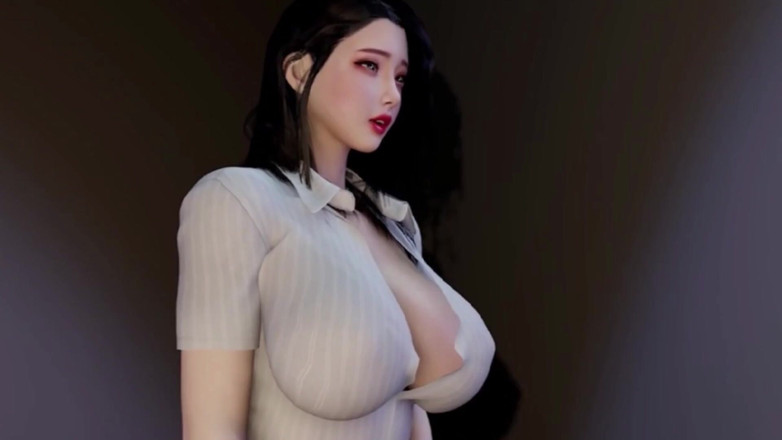 Why fuck so hard: 3D napalona dziwka zdradza ze swoim menedżerem w biurze