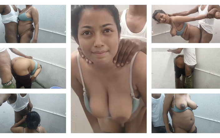 Lovely95: Musim 361. Bhabhi berkongkek di bilik air hotel
