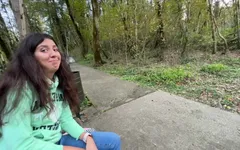 A Walk Through the Forest Ended with a Fuck of a Sexy Guide Girl