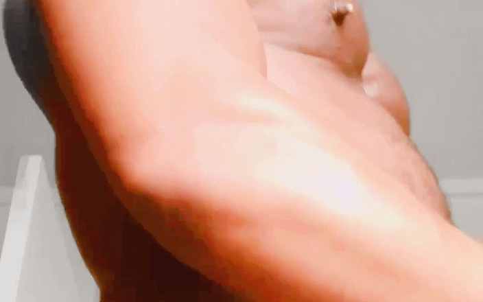 Black smoking muscle stepdad: Cigar Muscle Flex