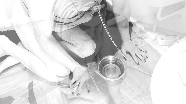 Lilly Disgrace: マスターズトイレは彼女が待っている間、彼女の自己と遊ぶ