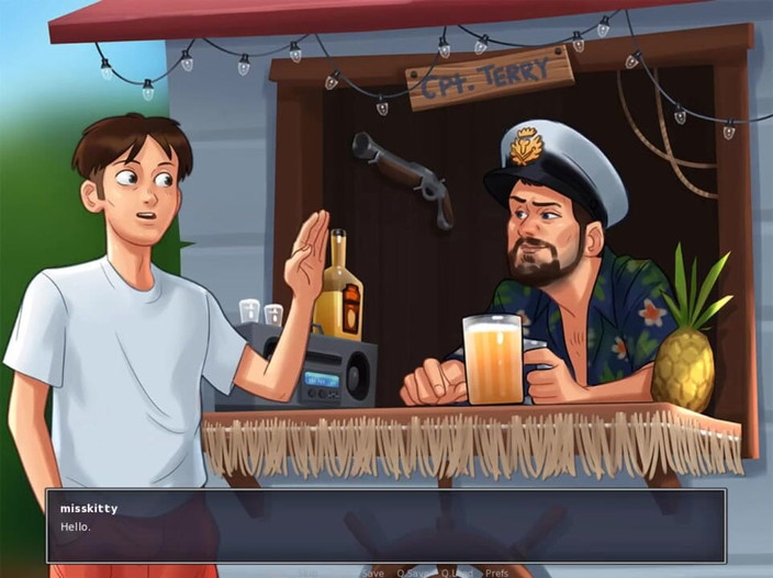 Miss Kitty 2K: Summertimesaga Nerd Perv část 43