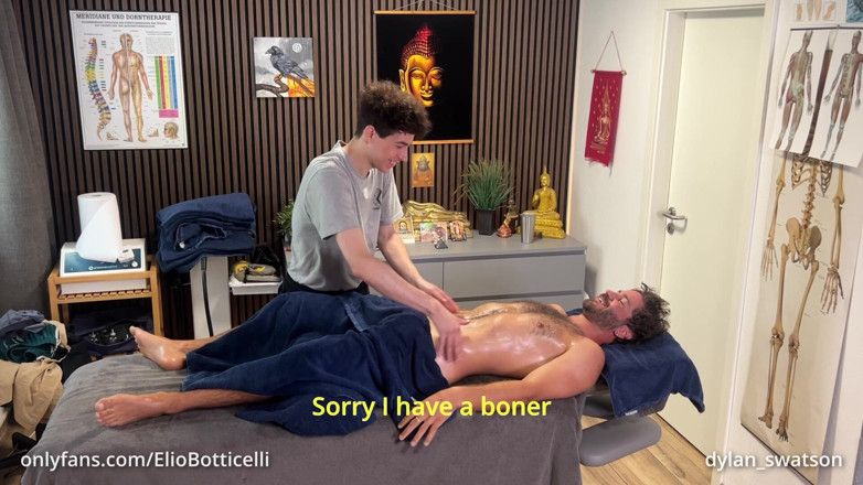 ElioBotticelli: Hetero Mann Bekommt Happyend Massage