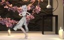 Velvixian: Nettes teen tanzt, zeigt möpse