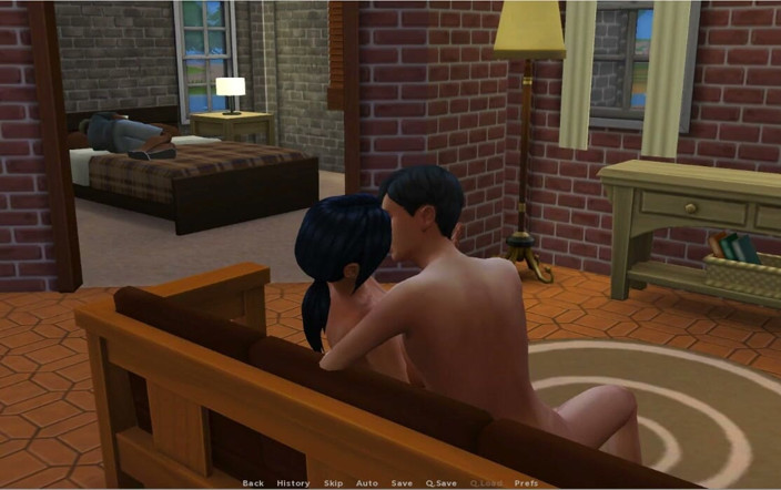 XXX Games Bunk: สูติศาสตร์ - เกมเพลย์ - สวมบทบาท - แม่บ้านอินเดียเย็ดเจ้าของเมื่อผัวของเธอในห้องถัดไป