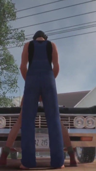 Girl Fucked on a Chevy Impala: 3D Porn
