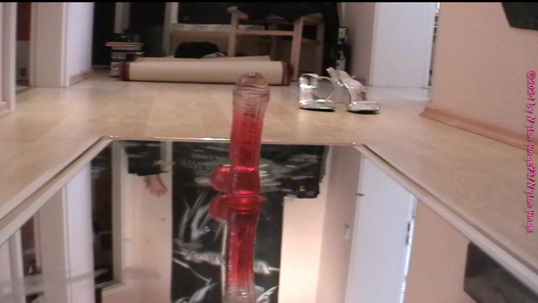Carmen_Nylonjunge: Dildo fun on wall mirror ** Anal HD nostalgia **