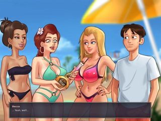 Miss Kitty 2K: Misskitty2k에서 새엄마의 도움 파트 77로 자위하는 Summertime Saga