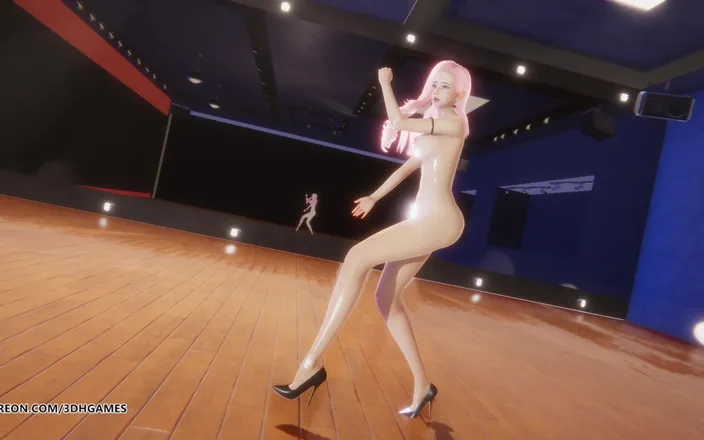 3D-Hentai Games: [mmd] Hyolyn - Dally Seraphine Sexy Naked Kpop Dance League of...
