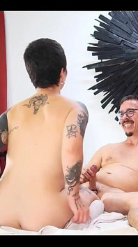 Anal Dildo Ride and Handjob Love Art