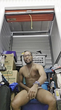 Strip Tease and Jerking off in My Storage Unit