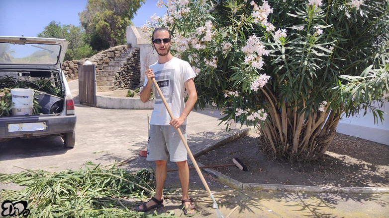 Eliva love: Italian Gardener... Busty Pays Him in Kind with a Titjob [italian...