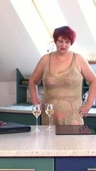 Redhead gilf invites black boy with a big cock home