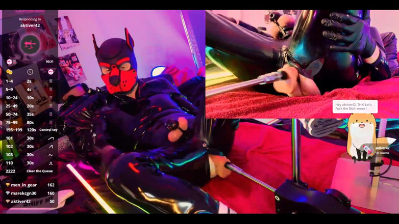 Roman Heart: Nicolaus Rubber Show Mit Pup Maske