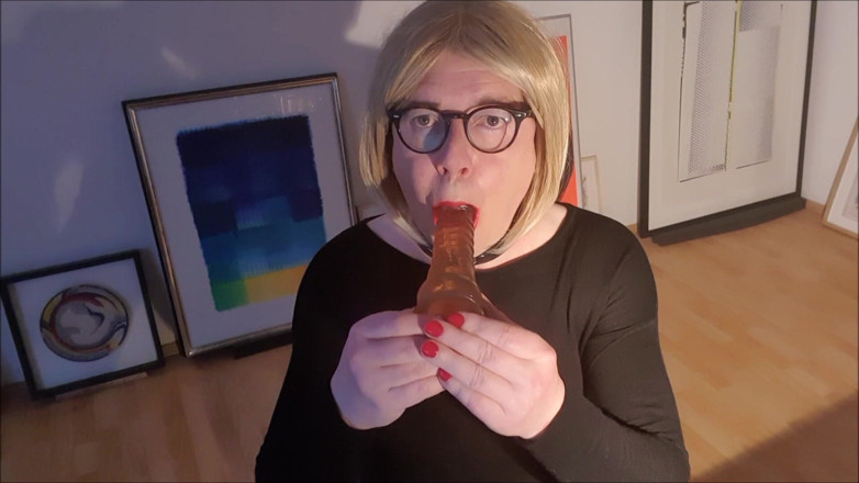 Christiane Cocks: Real Cock Suckers Train Hard - Dildo Throat Workout for the...