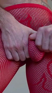 Harry_jen fetish jalang gay dalam stoking mesh