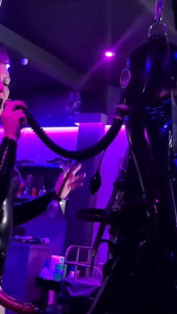 Fucking the suspended slave