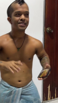I Give the Wifi Key to My Rich Neighbor While She Finds Me in Towel My Neighbor Ends up Fucking