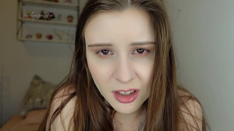 Darling Josefin: Без макияжа, поощрение дрочит